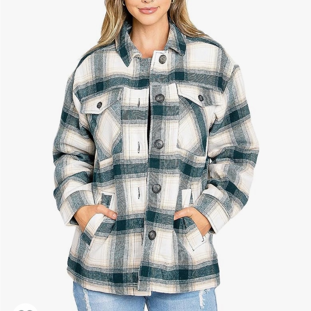 blue/white stacket